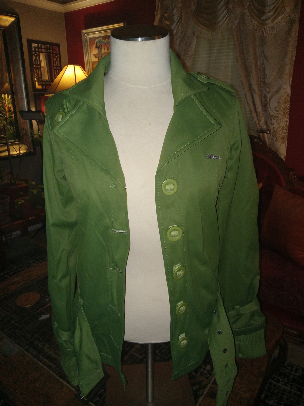 Skunkfunk Green Trench Coat